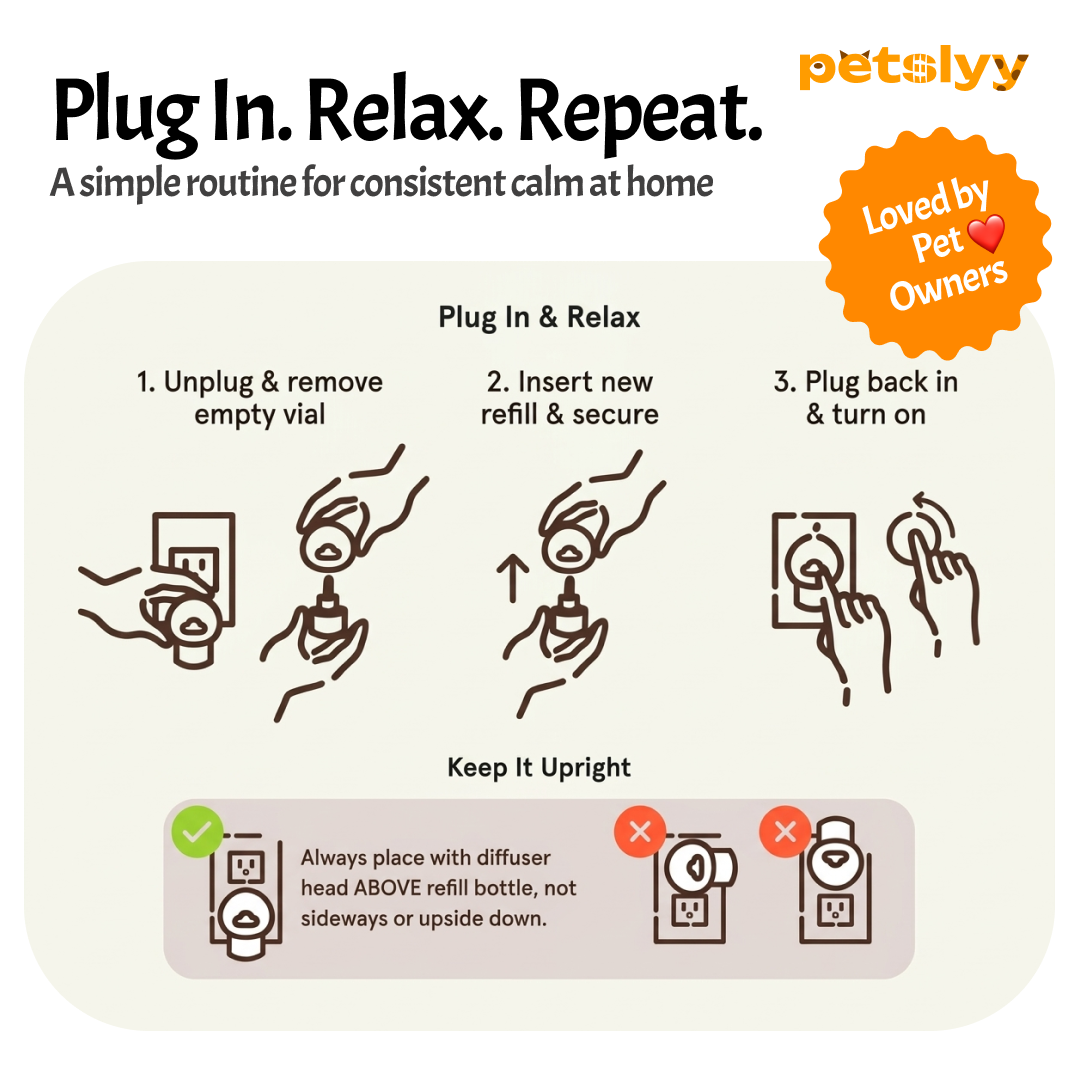 Petslyy Calming Diffuser for Dogs